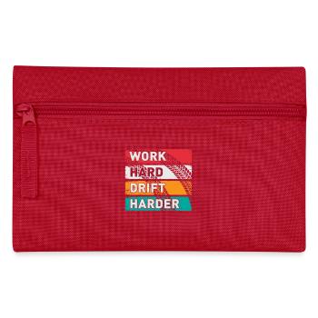 Work Hard Drift Driften Auto Tuning Drifter - Trousse - rouge - Devant