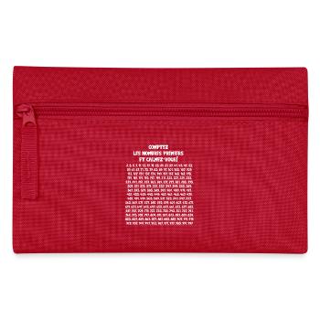 Count the primes and calm down! - Pencil Case - red - Front