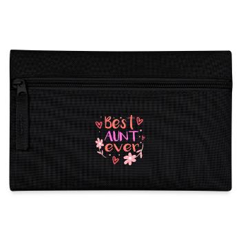 Best Aunt ever - Federtasche - Schwarz - Vorne