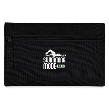 Natation nageur cadeau - Trousse - noir - Devant