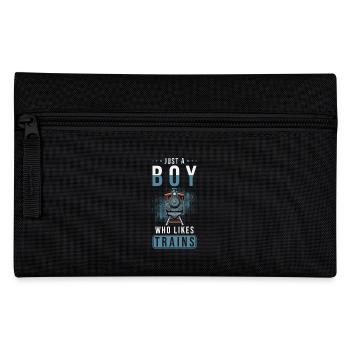 Trains Train Railway Model Railway Saying - Pencil Case - black - Front