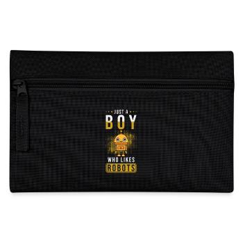 robot - Pencil Case - black - Front