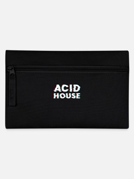 Acid House - Federtasche - Schwarz