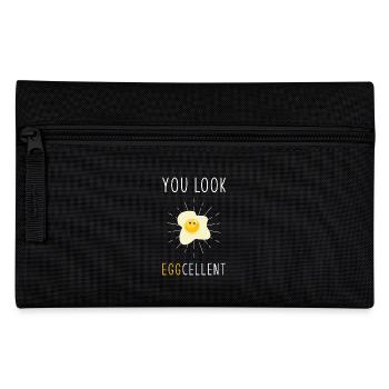 Oeufs Jeu de mots - Trousse - noir - Devant