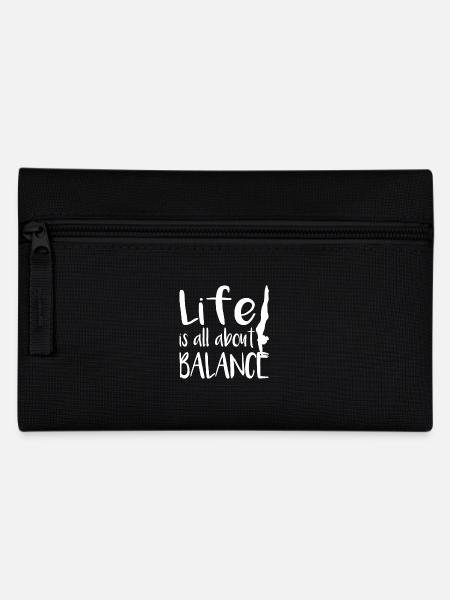 handstand - Pencil Case - black