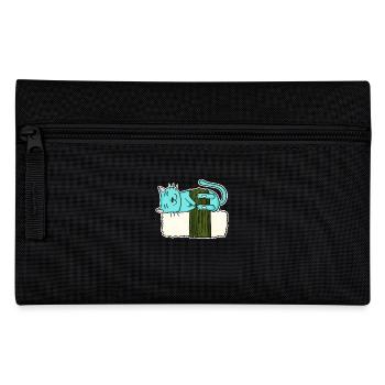 Katze Sushi Japanisch Essen Japan Katzenliebe - Federtasche - Schwarz - Vorne