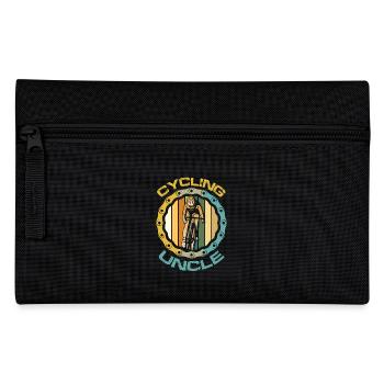 Racing bike uncle - Pencil Case - black - Front