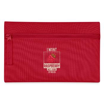 Framboise sort drôle - Trousse - rouge - Devant