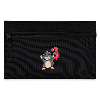3 ans enfants cadeau d’anniversaire - Trousse - noir - Devant