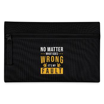Ma faute Drôles de phrases - Trousse - noir - Devant