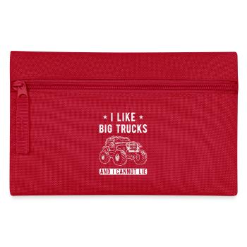 4x4 sort drôle - Trousse - rouge - Devant