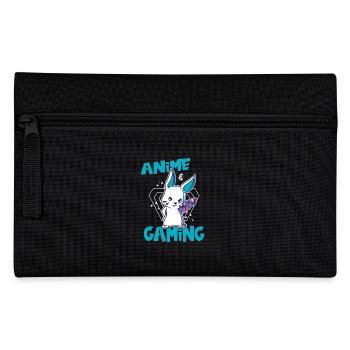 Cool anime and gaming design for gamers - Pencil Case - black - Front