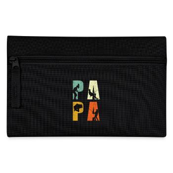 Angler Dad Fishing Gift - Pencil Case - black - Front