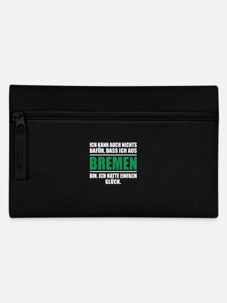 Bremen Bremer Bremerin Bundesland lustiges Bremen - Federtasche - Schwarz