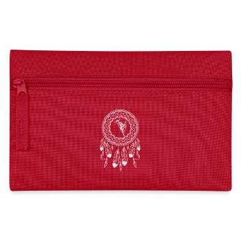 Sternzeichen Native American Specht - Federtasche - Rot - Vorne