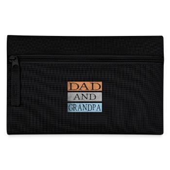Papa et grand-père - Trousse - noir - Devant