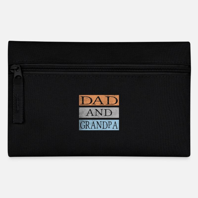Dad and Grandpa - Federtasche - Schwarz
