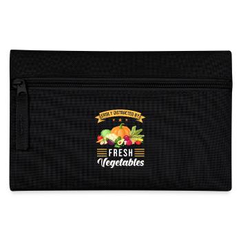 Légumes Rengaine cadeau végétarien - Trousse - noir - Devant
