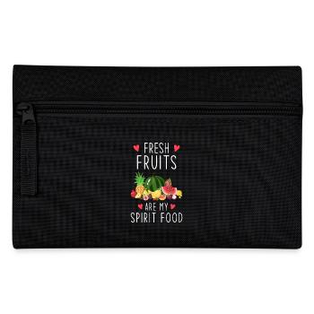 Fruits Fruit Saying - Pencil Case - black - Front