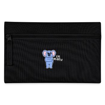 Koala lustig - Er war es - Federtasche - Schwarz - Vorne