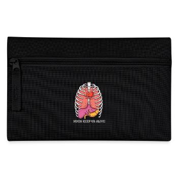Motif d’anatomie amusant pour les fans qui font des câlins - Trousse - noir - Devant