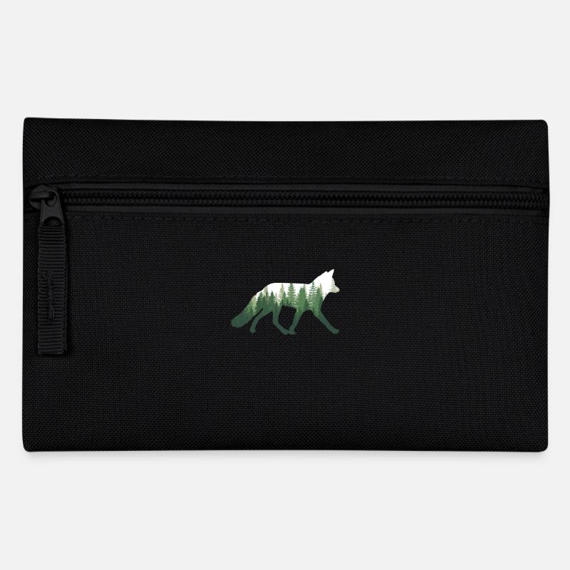 Renard nature forêt - Trousse - noir