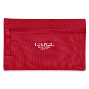 Pilot Aviator Aviation - Pencil Case - red - Front