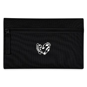 Music Music Note Love - Pencil Case - black - Front