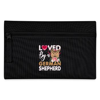 Shepherd German Shepherd love - Pencil Case - black - Front