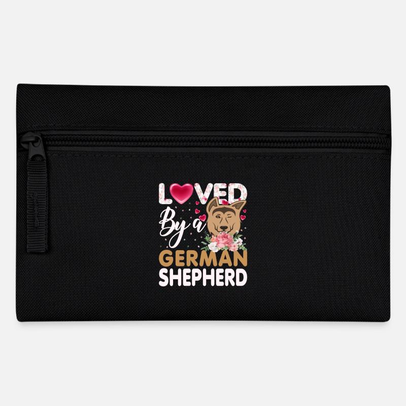 Shepherd German Shepherd love - Pencil Case - black