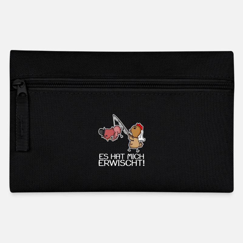 Es Hat Mich Erwischt! Junggesellenabschied - Federtasche - Schwarz