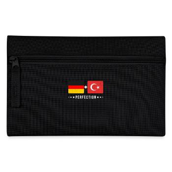 Turquie Allemagne Drapeau - Trousse - noir - Devant
