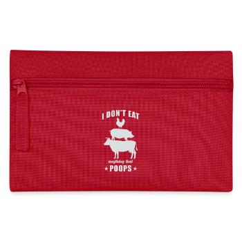 Vegetarian Gift - Pencil Case - red - Front