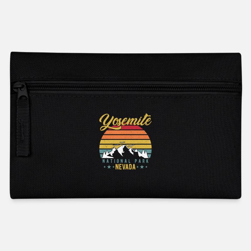Yosemite National Park - Federtasche - Schwarz