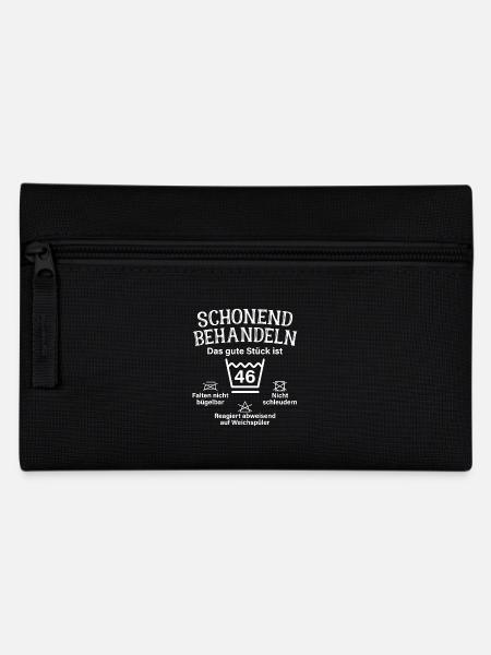 Schonend Behandeln 46 Geschenk Zum 46. Geburtstag - Federtasche - Schwarz