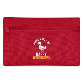 Canards sort drôle - Trousse - rouge - Devant