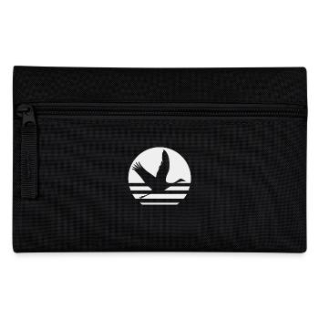 Japanese Crane and Japan Sunset - Pencil Case - black - Front