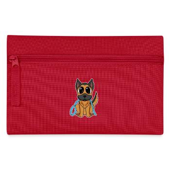 Berger allemand - Trousse - rouge - Devant