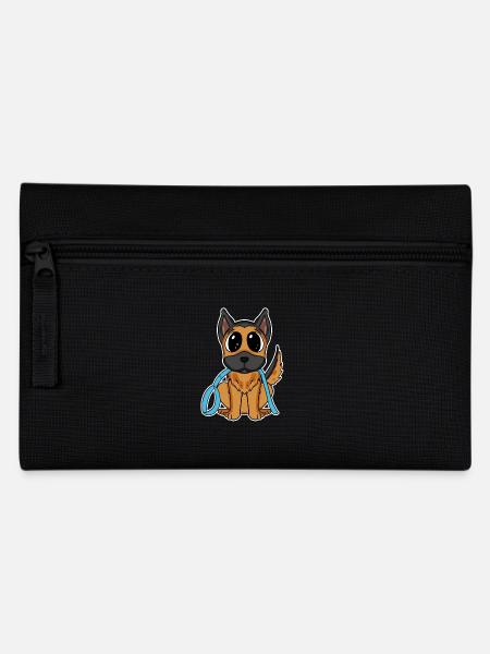 German Shepherd - Pencil Case - black