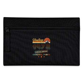 Vintage 1972 Retro Geburtstag - Federtasche - Schwarz - Vorne