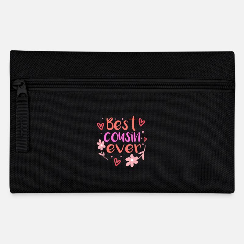 Best cousin ever - Federtasche - Schwarz