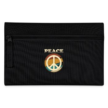 Signes de paix - Trousse - noir - Devant