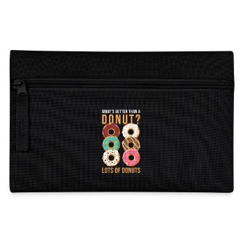 Donut - Federtasche - Schwarz - Vorne