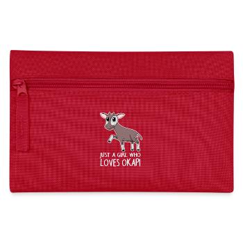 Okapi - Federtasche - Rot - Vorne