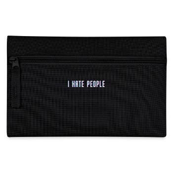 Je déteste les gens - Trousse - noir - Devant
