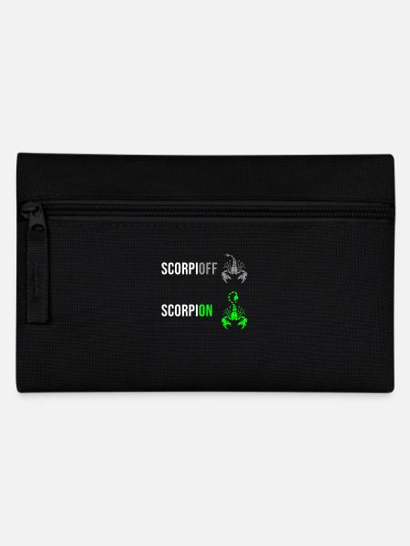 Skorpion lustig - Federtasche - Schwarz