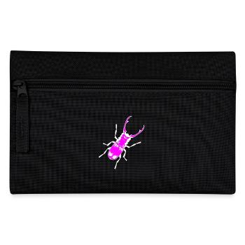 Stag beetle insect insects antlers forest animals child - Pencil Case - black - Front