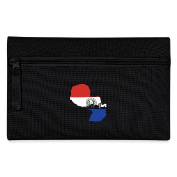 Paraguay Flag - Pencil Case - black - Front