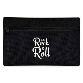 Let's Rock and Roll - Music Sayings - Pencil Case - black - Front