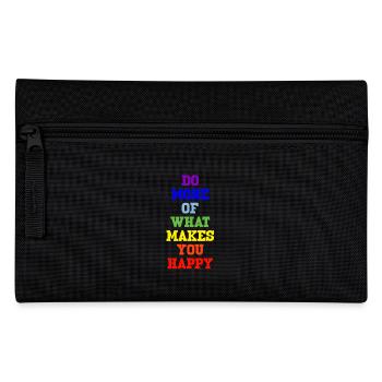 peace arc-en-ciel - Trousse - noir - Devant